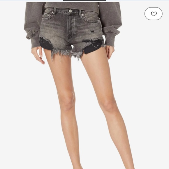 Free‎ People/We the Free Loving Goid Vivrations denim shorts in black. Worn 4x - Picture 5 of 10